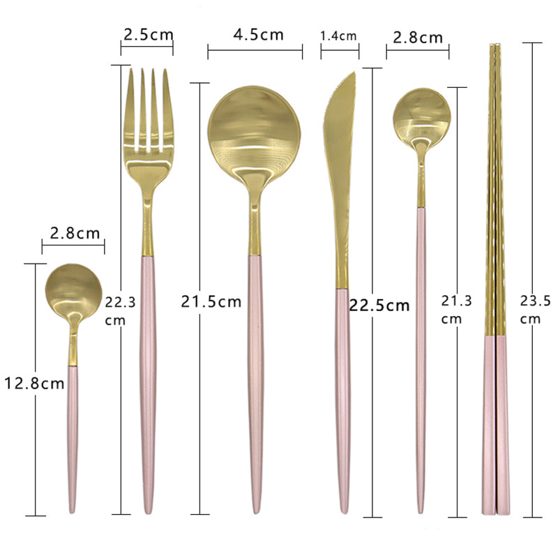 Retro Gold Plated Cutlery Set - My Posh Kitchen